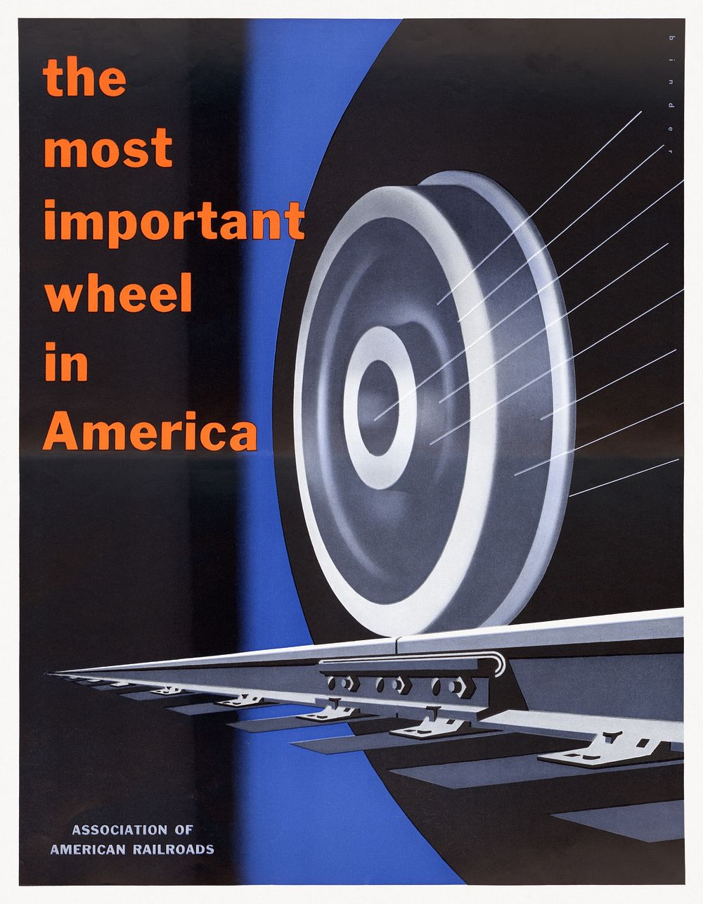 The most important wheels in America (1952) car poster by Joseph Binder. Original public domain image from the Library of…