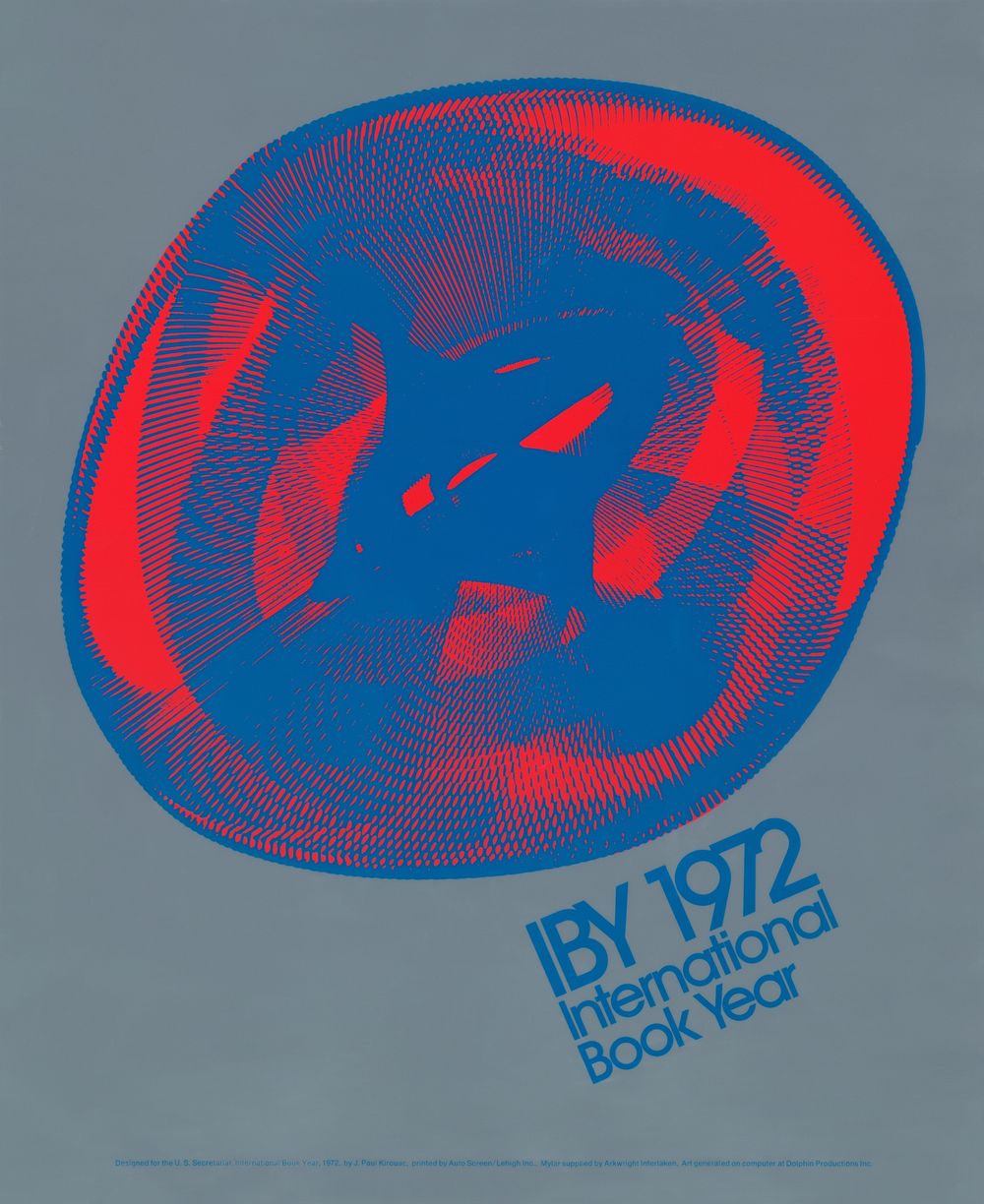 IBY 1972 : International book year (1972) vintage poster. Original public domain image from the Library of Congress.…