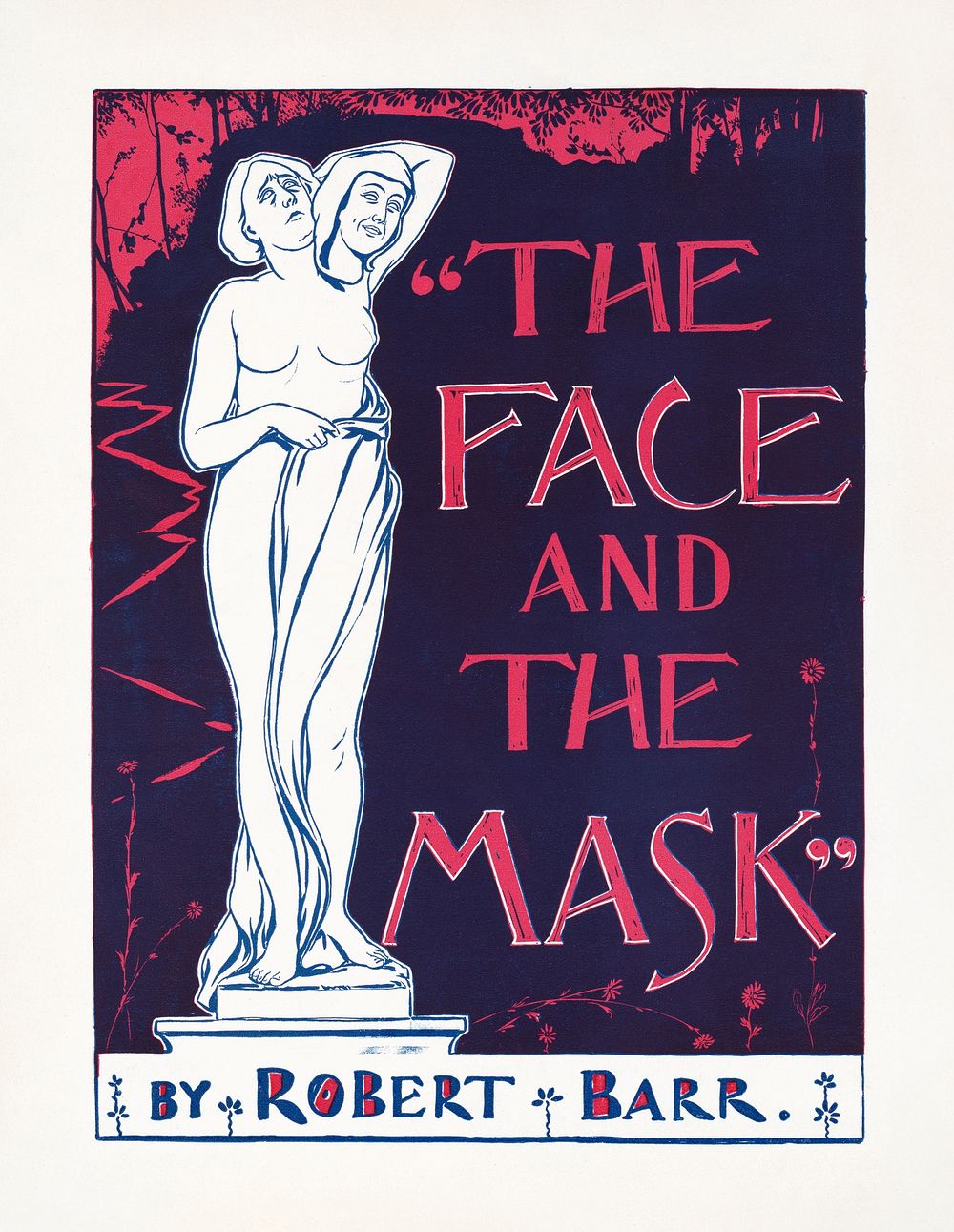 The face and the mask (1895) vintage poster by Robert Barr. Original public domain image from the Library of Congress.…