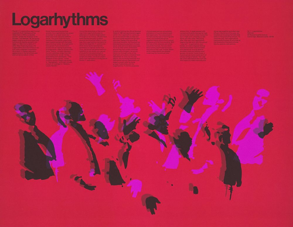 Logarhythms (1960) vintage poster by Dietmar R. Winkler. Original public domain image from the Library of Congress.…