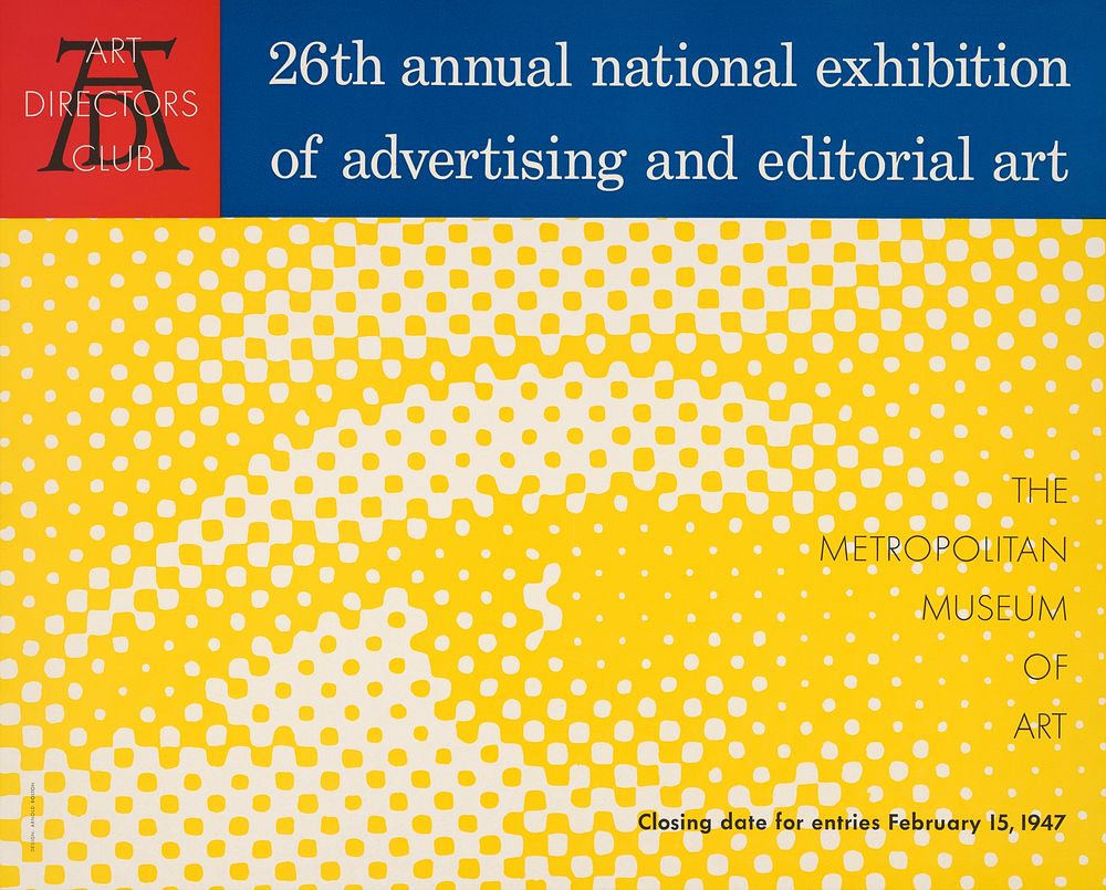 26th annual national exhibition of advertising and editorial art (1947) poster. Original public domain image from the…