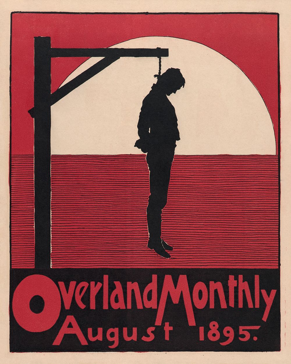 Overland Monthly: August (1895) poster by Lafayette Maynard Dixon. Original public domain image from The MET Museum.…