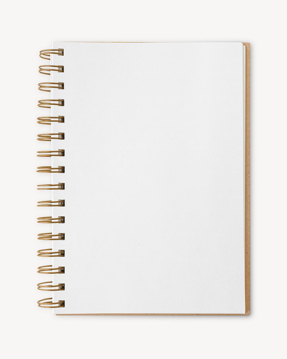 Blank notebook collage element image