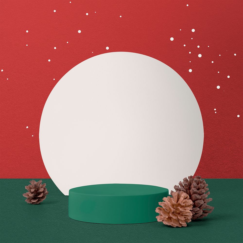 Christmas product backdrop design
