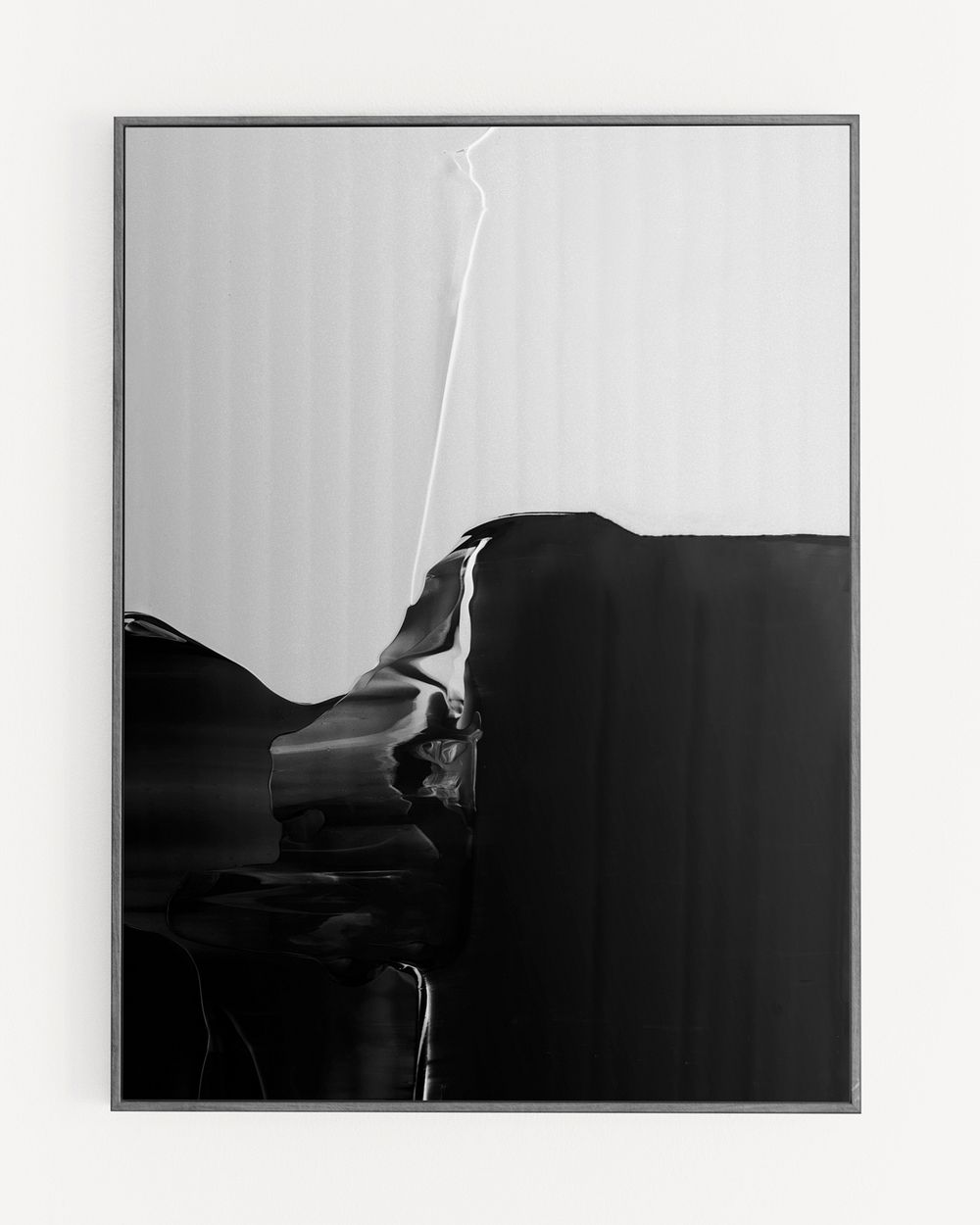 Abstract black picture frame, home decor