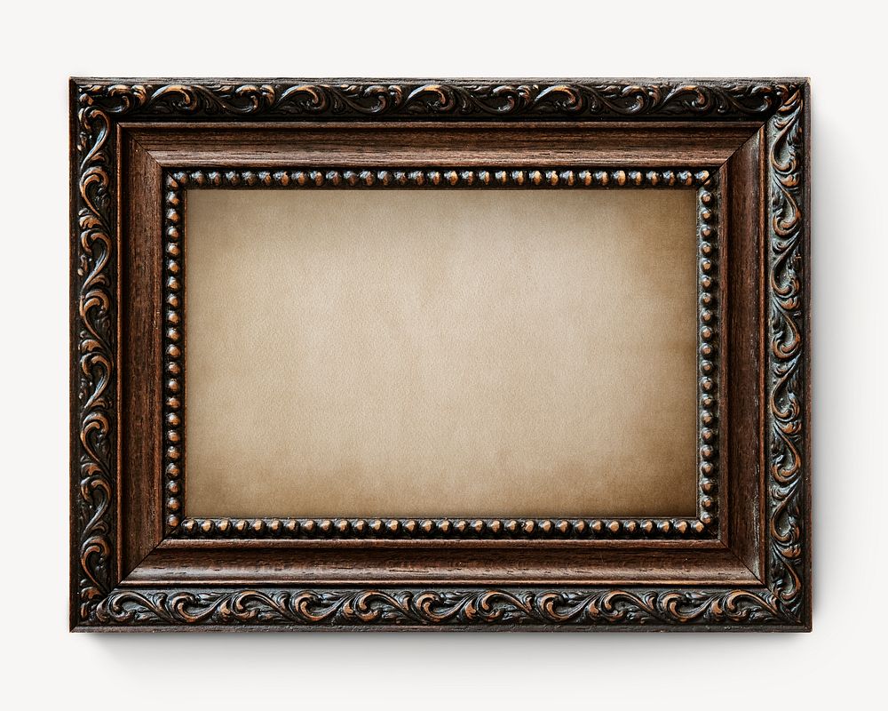 Vintage premium frame  psd mockup, editable design