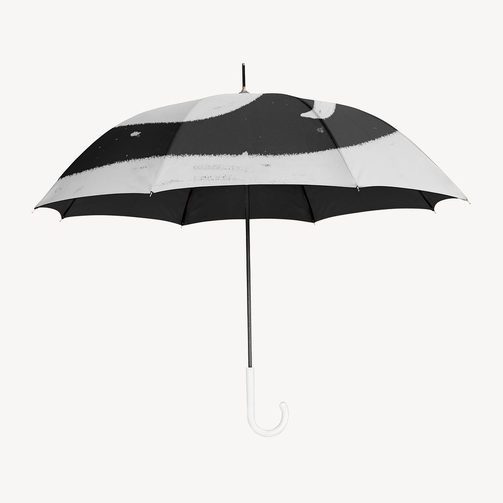Umbrella mockup psd in abstract style
