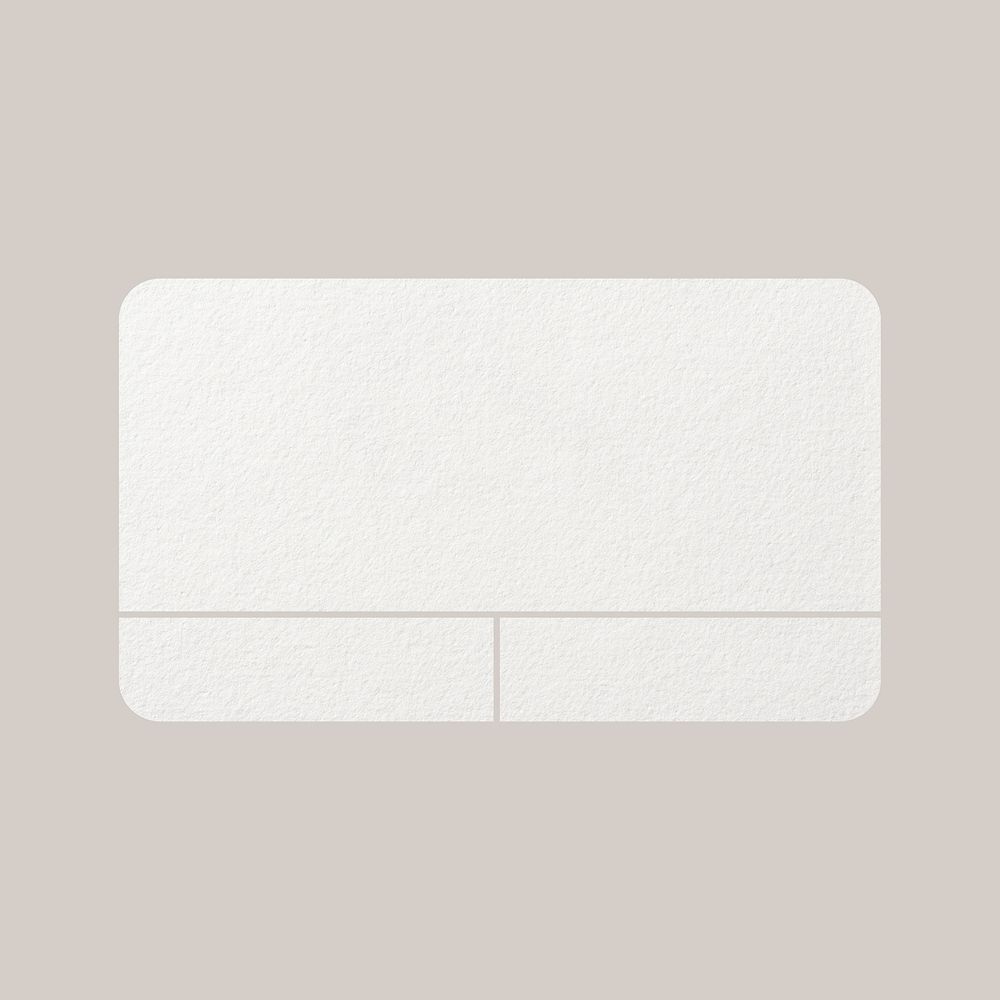 Reminder notification box, paper texture collage element psd