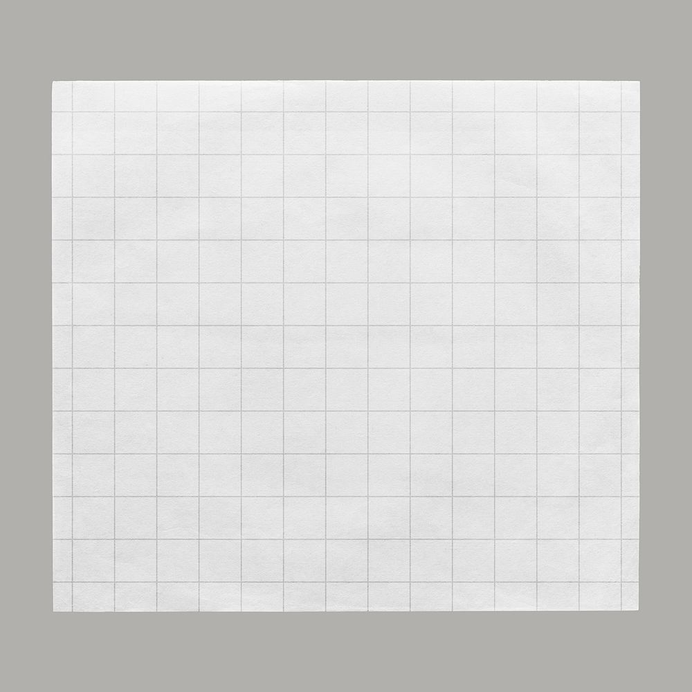 Grid paper, journal collage element psd