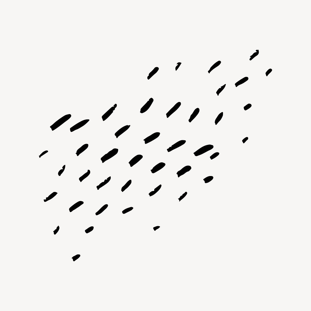 Dotted lines doodle clipart vector