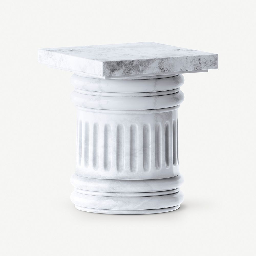 Greek podium, aesthetic product display psd