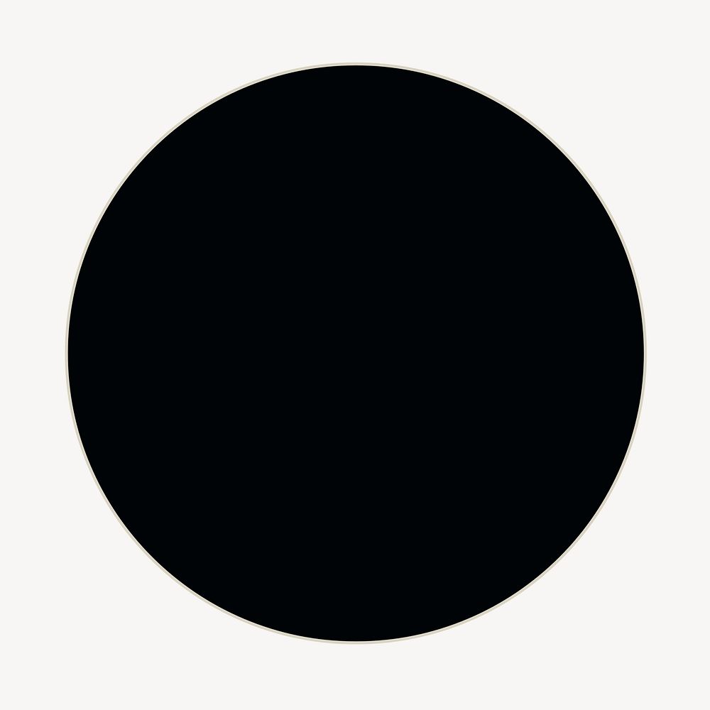 Black round badge clipart | Premium Photo - rawpixel