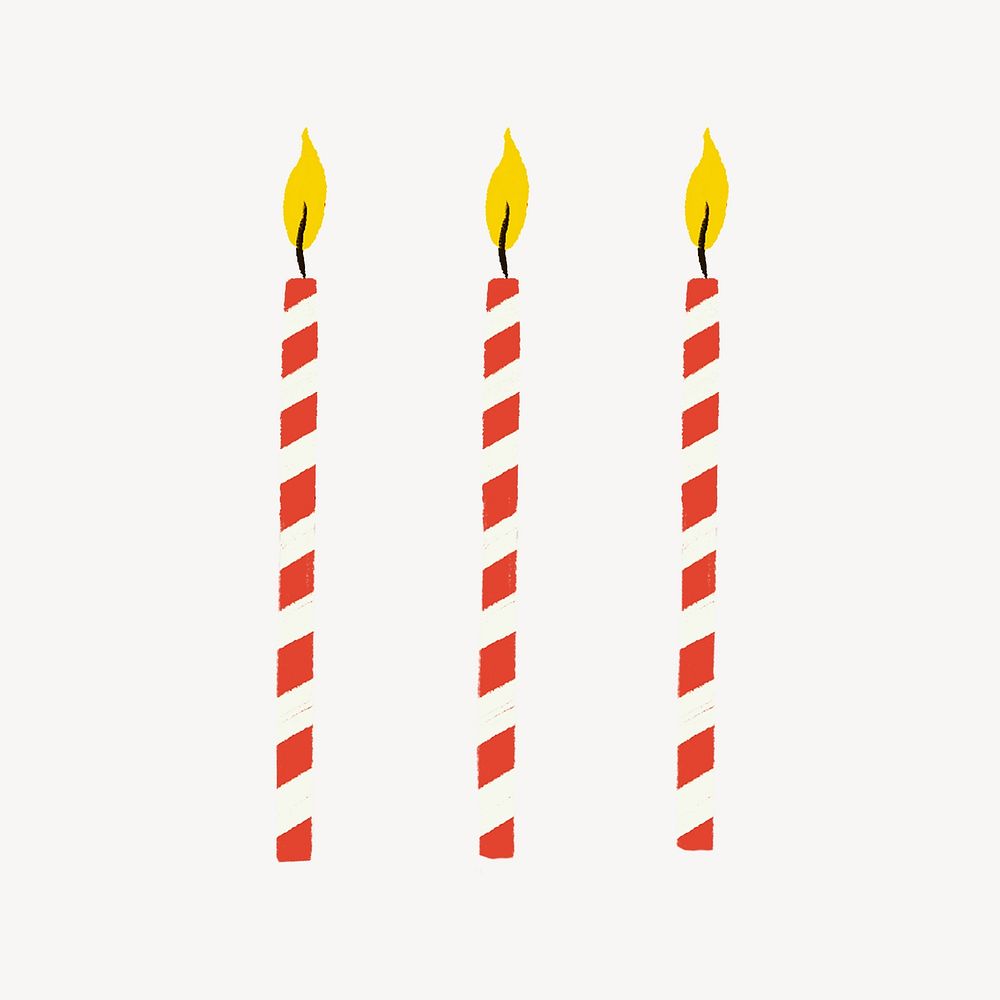 Red birthday candles, cake decoration Premium Photo rawpixel