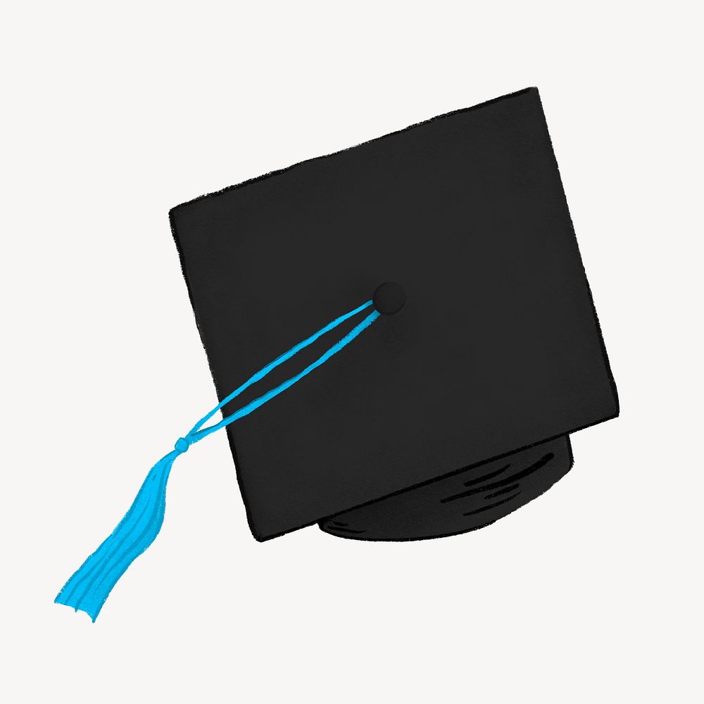 Graduation cap, celebration graphic