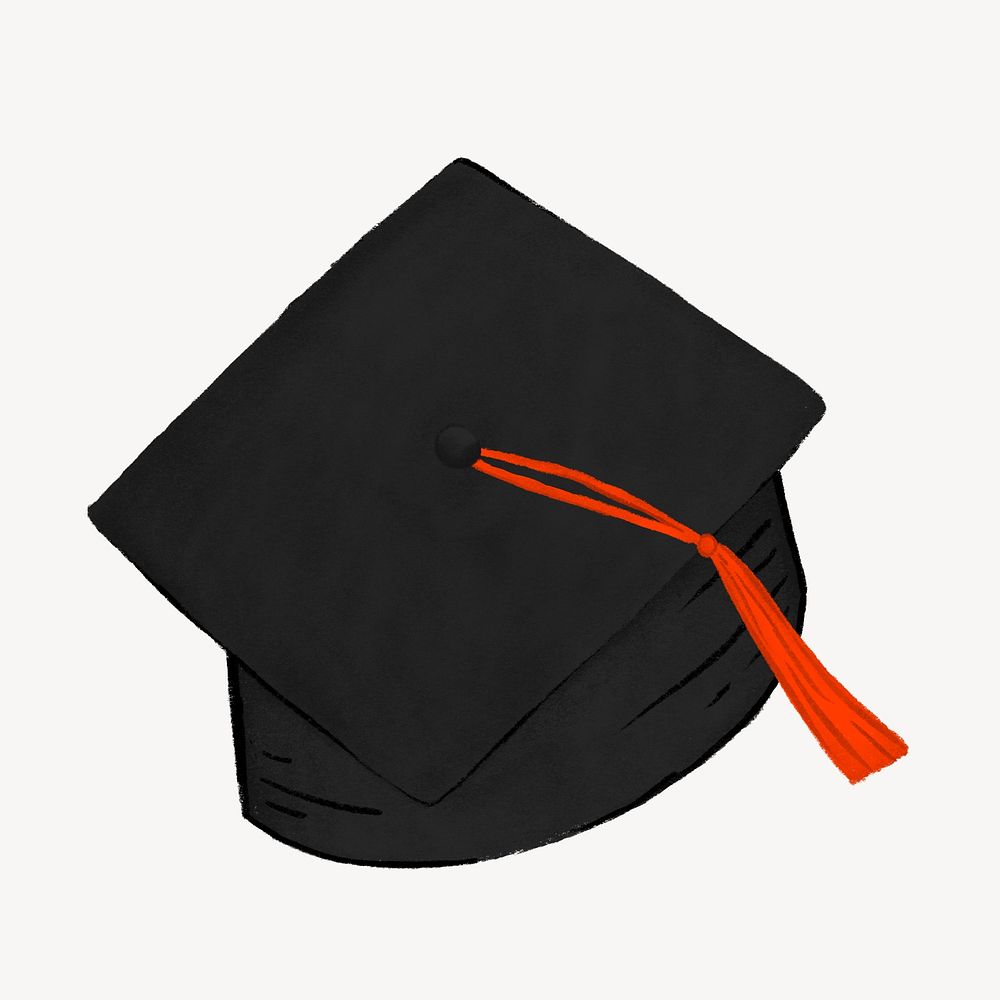Graduation cap, celebration graphic