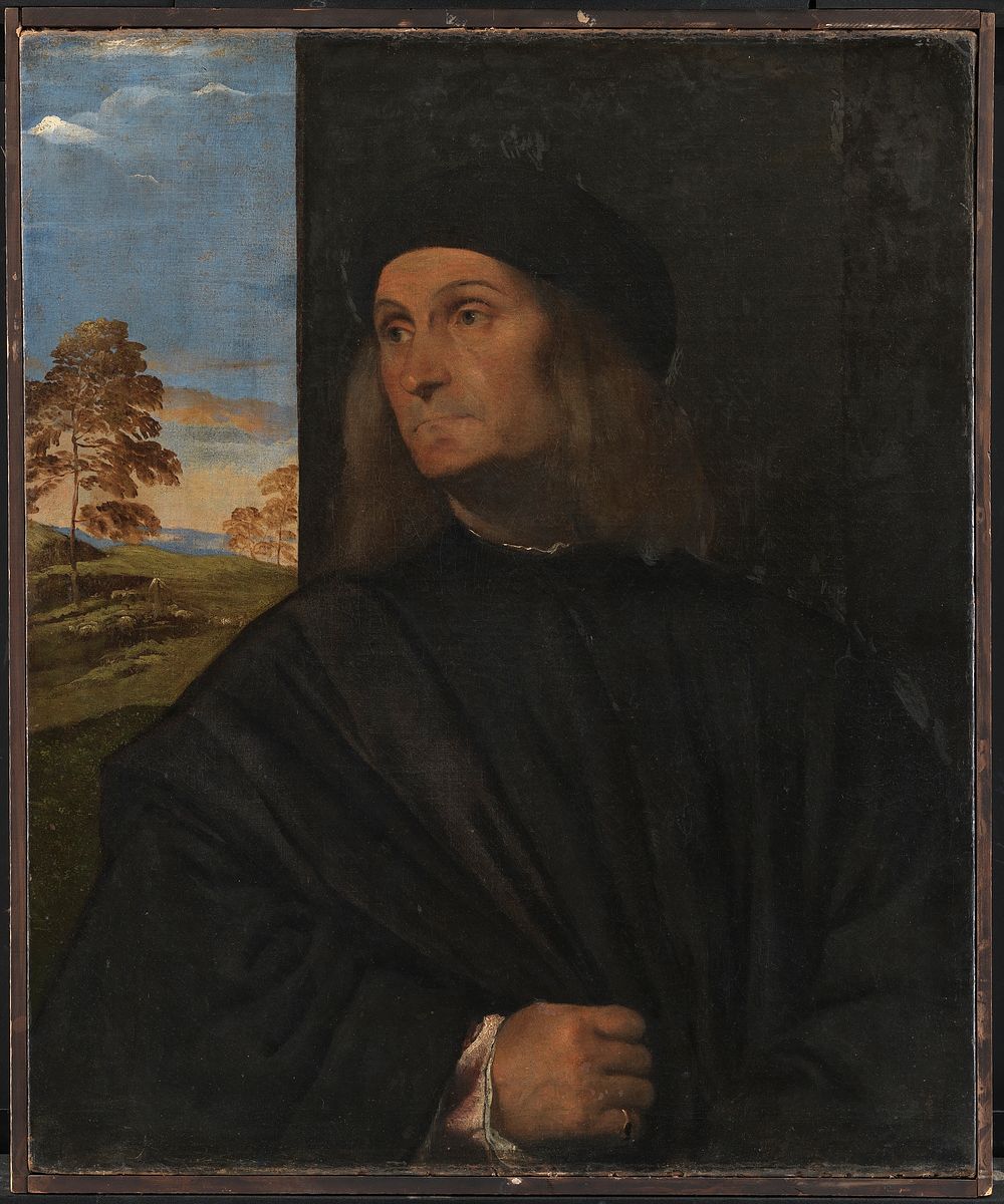 Portrait of the Venetian Painter Giovanni Bellini (?) by Giovanni Bellini