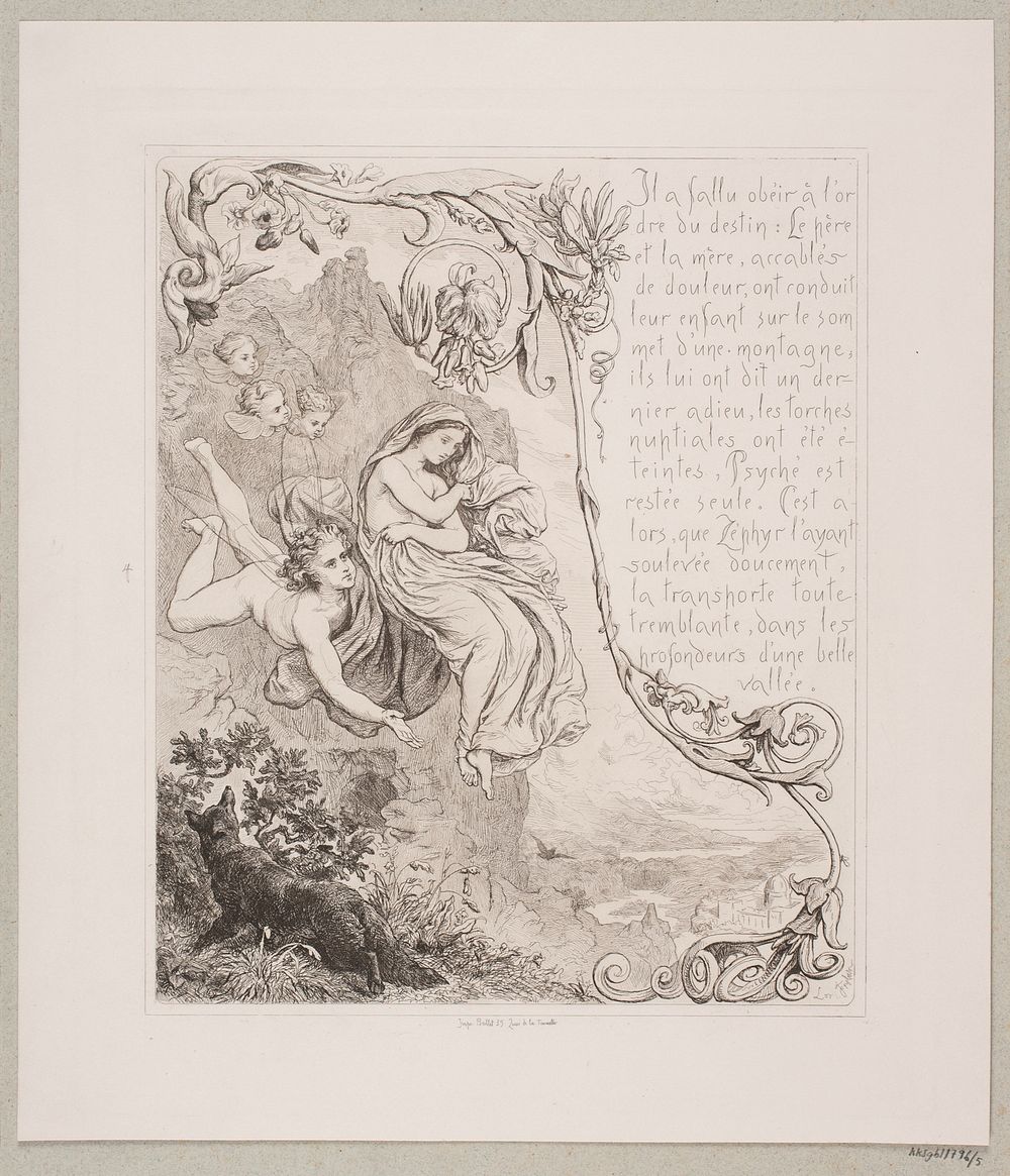 Illustration no. 4 for "L`Amour et Psyché" by Lorenz Frølich