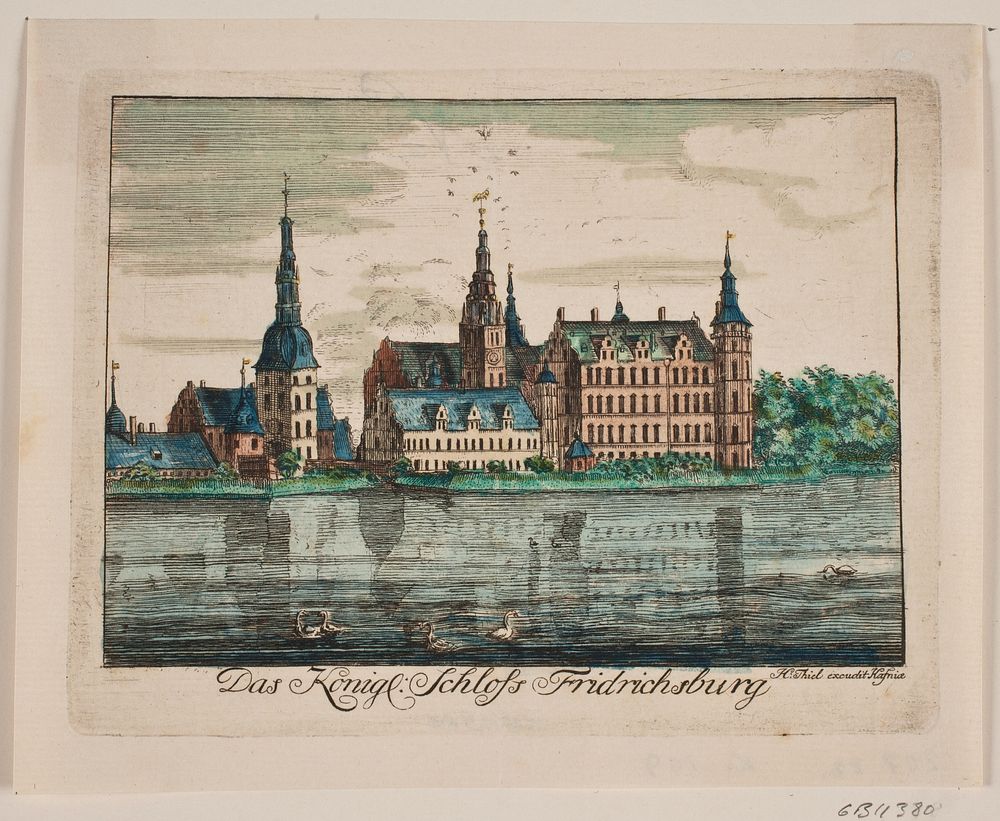 Frederiksborg Castle by Johan Herman Thiele
