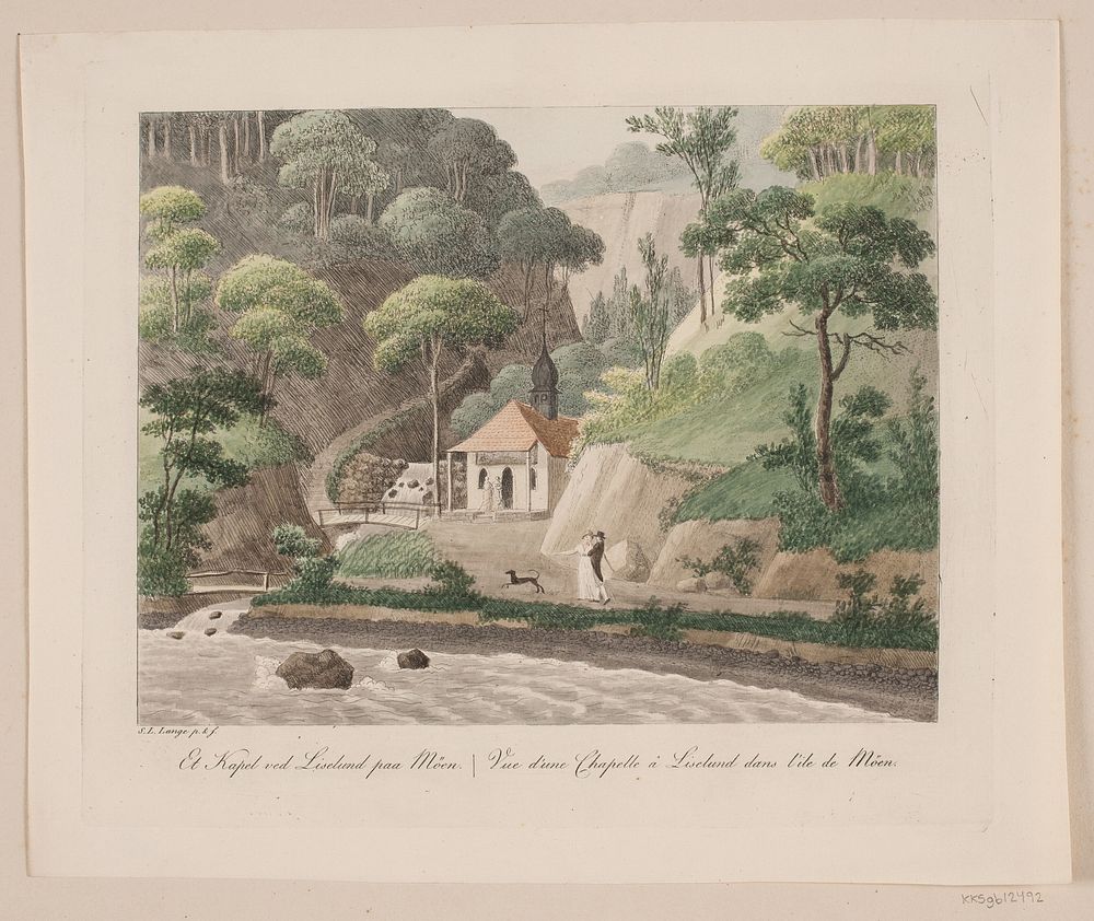 A chapel at Liselund on Møn by Søren L. Lange