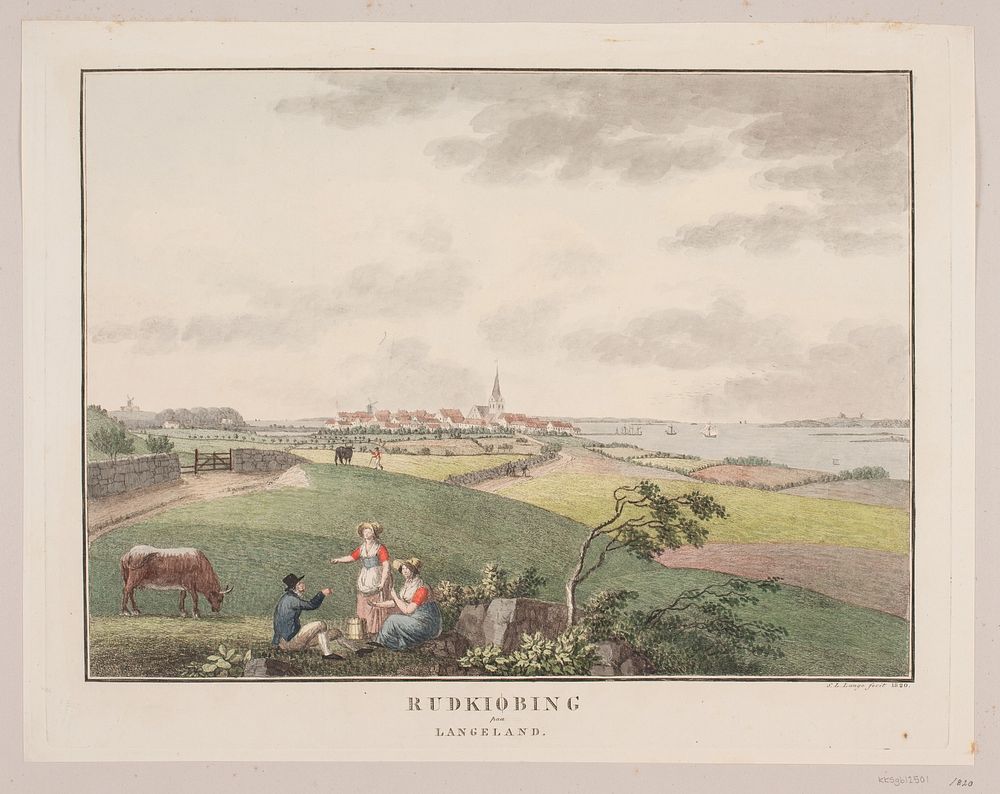 Rudkøbing on Langeland by Søren L. Lange