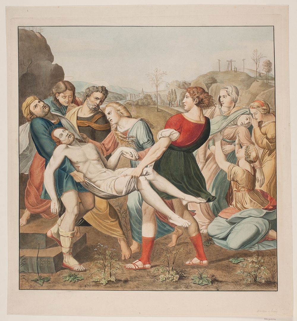 Raphael: The Entombment of Christ by Johannes Senn