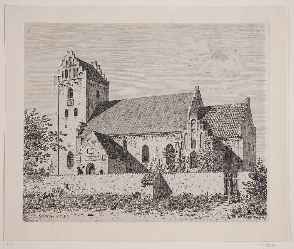 Søborg church by Jacob Kornerup