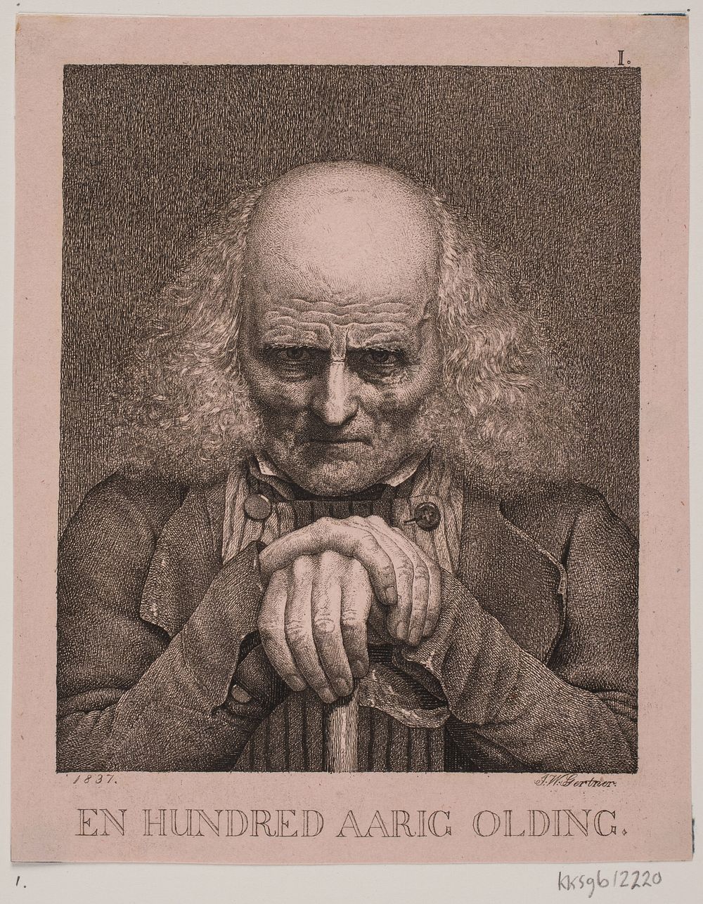 A centenarian old man by J. V. Gertner