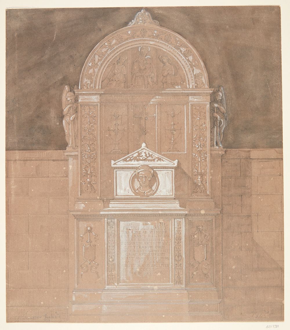 Epitaph for Baron C. F. von Rumohr 1845 by Gottfried Semper