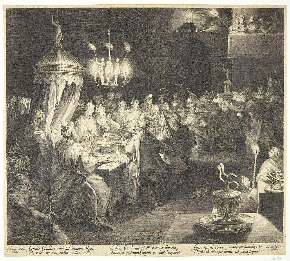 Belshazzar's feast by Harmen Jansz Muller