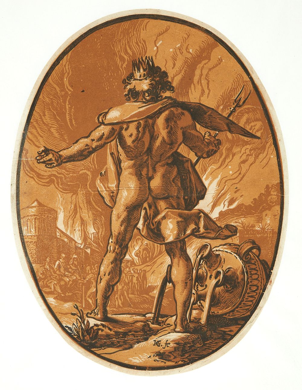 Pluto by Hendrick Goltzius