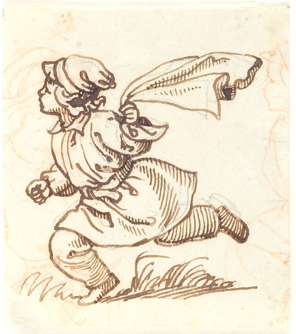Running boy by Lorenz Frølich
