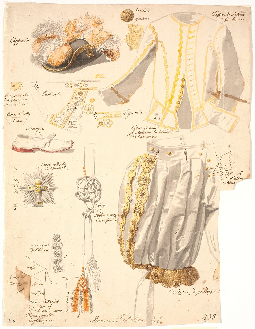 Details of the order of knighthood by Marcus Tuscher