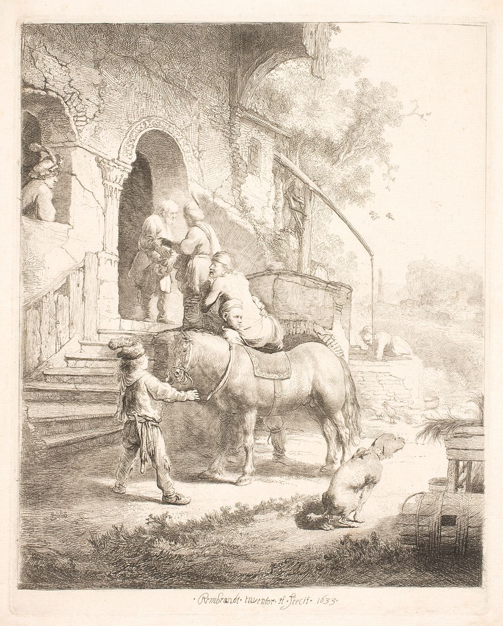 The good Samaritan by Rembrandt van Rijn