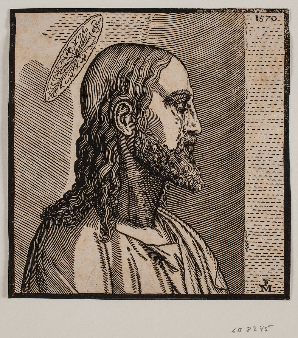 Christ portrait by Melchior Lorck