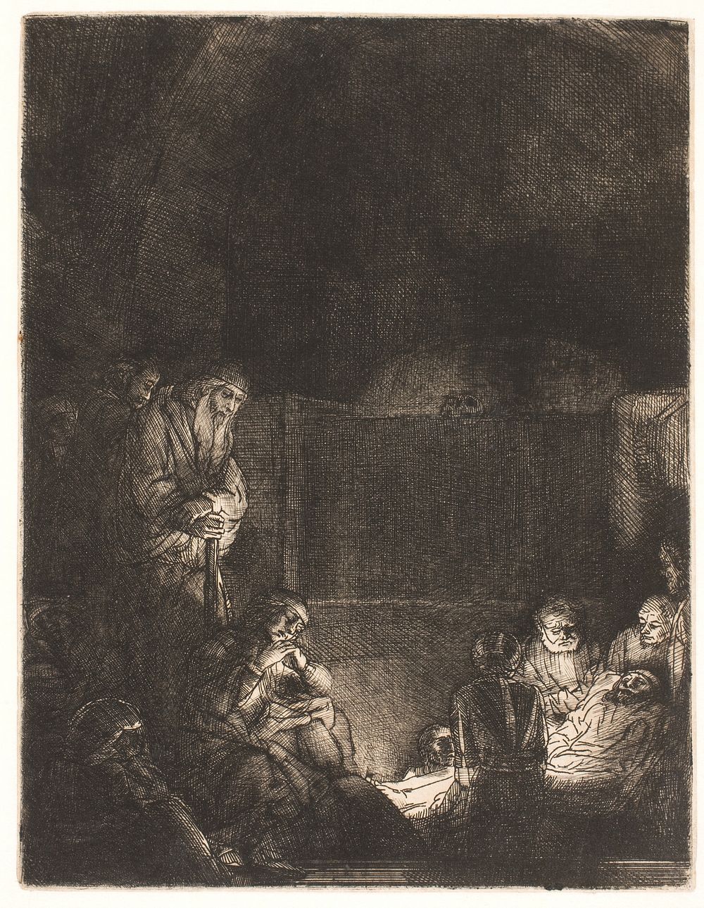 The entombment by Rembrandt van Rijn