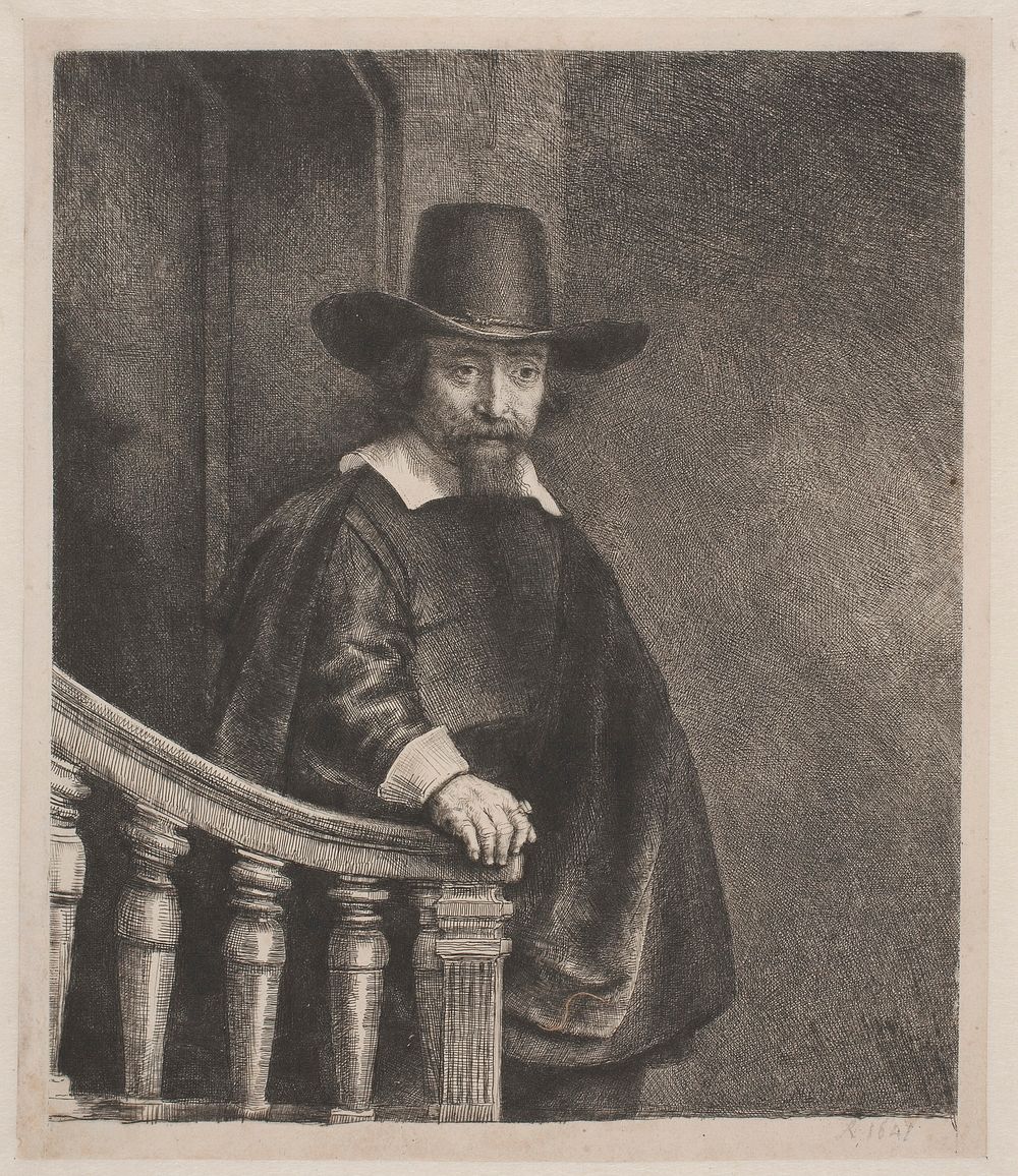 Doctor Ephraim Bonus by Rembrandt van Rijn