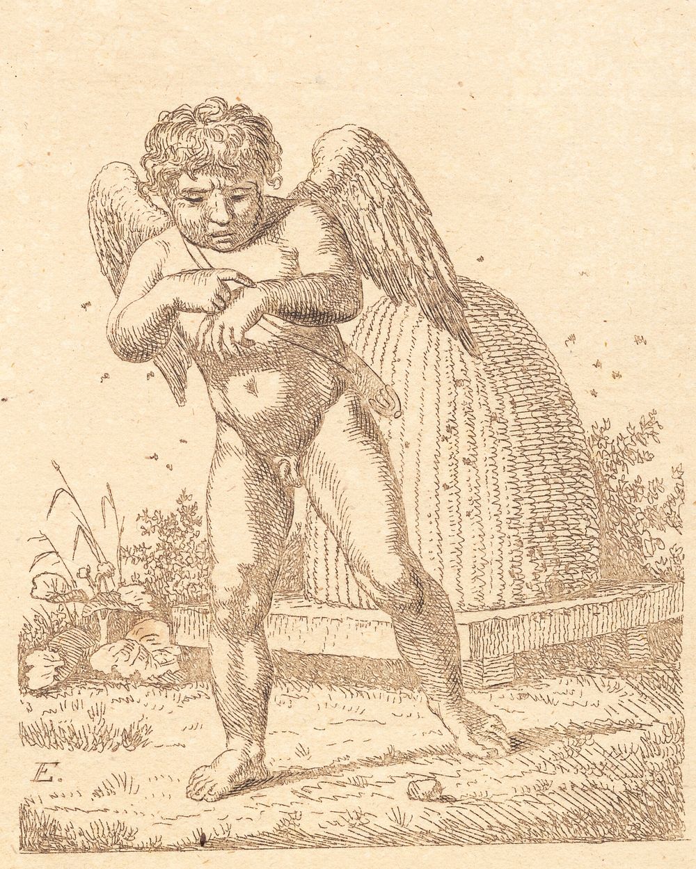 Cupid Bitten by a Bee by C.W. Eckersberg