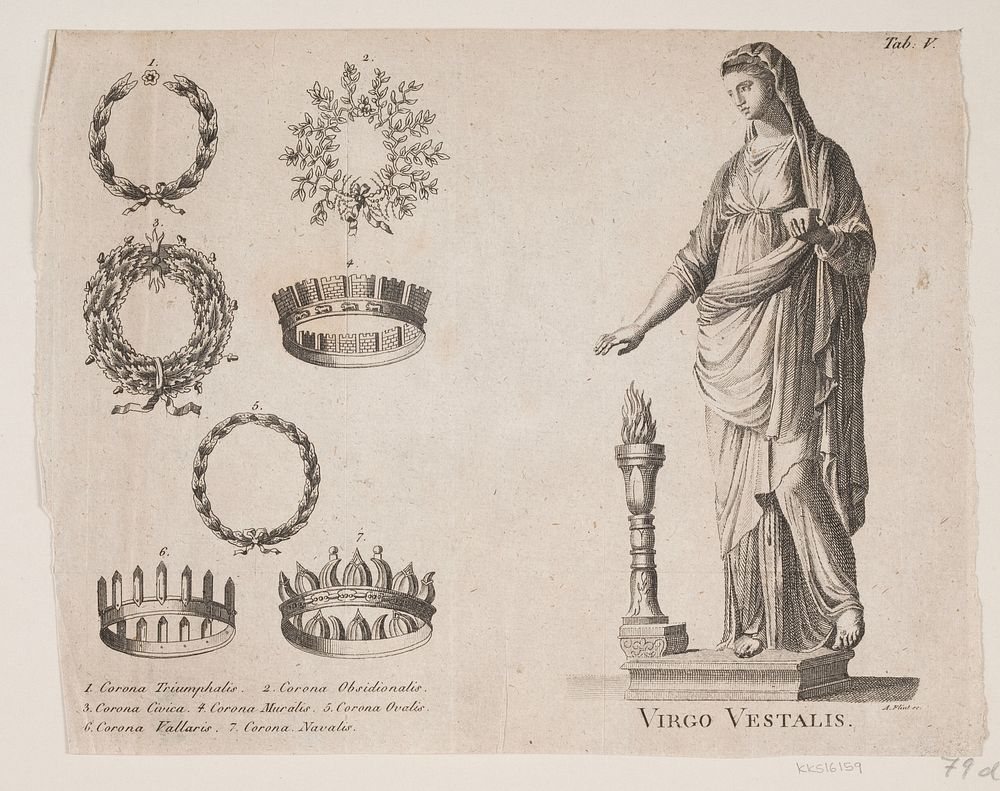 Corona Triumphalis and Virgo Vestalis by Andreas Flint