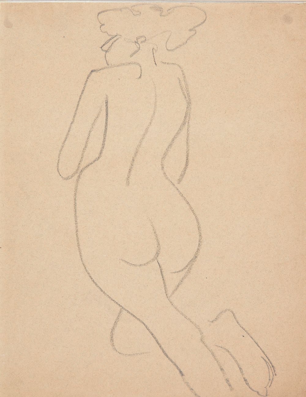 Model seen from the back by Harald Giersing