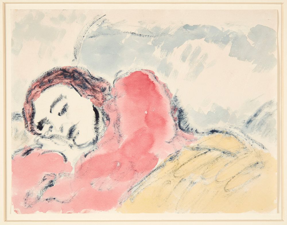 Sleeping girl by Harald Giersing