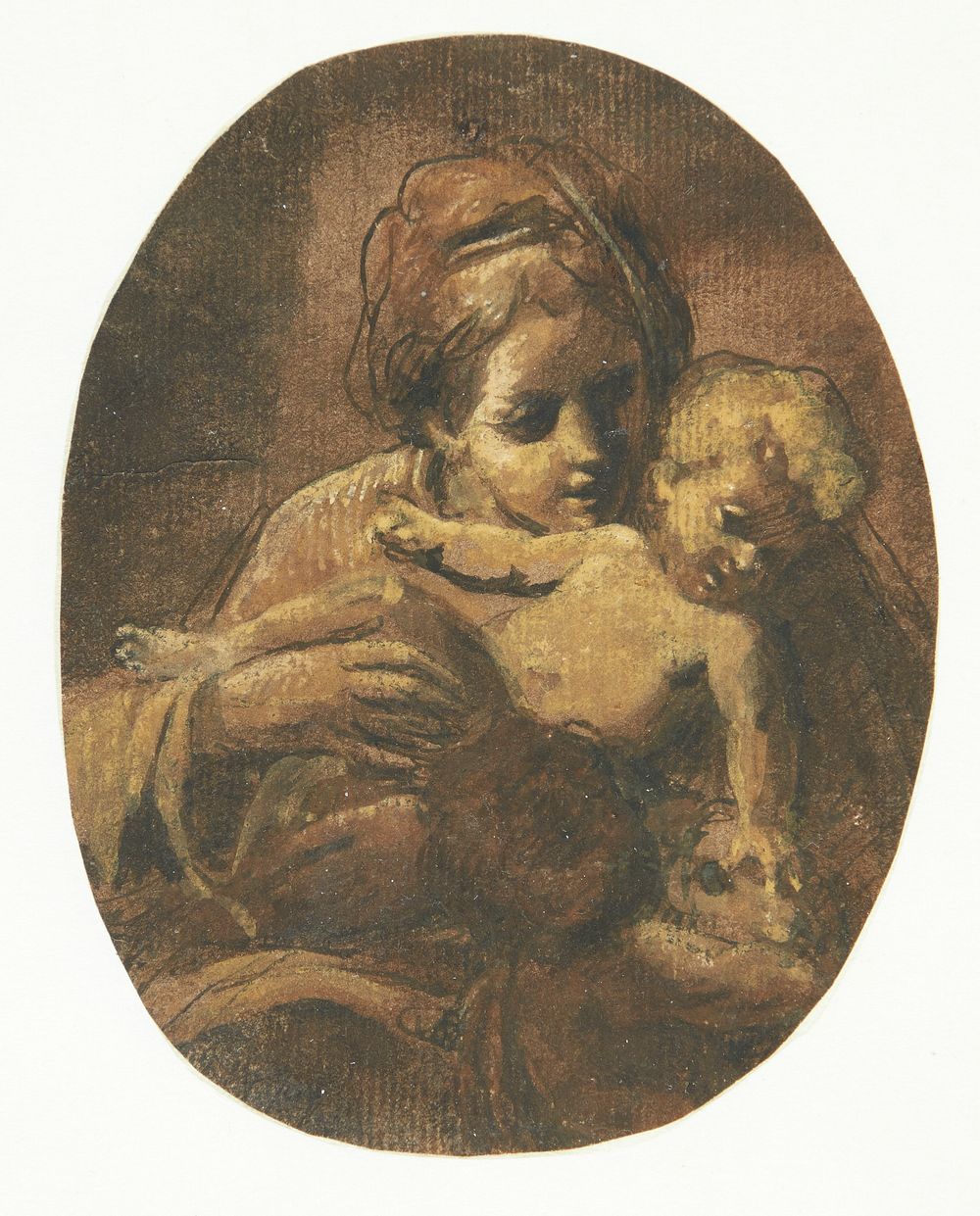 Madonna with Child by Giacomo Cavedone