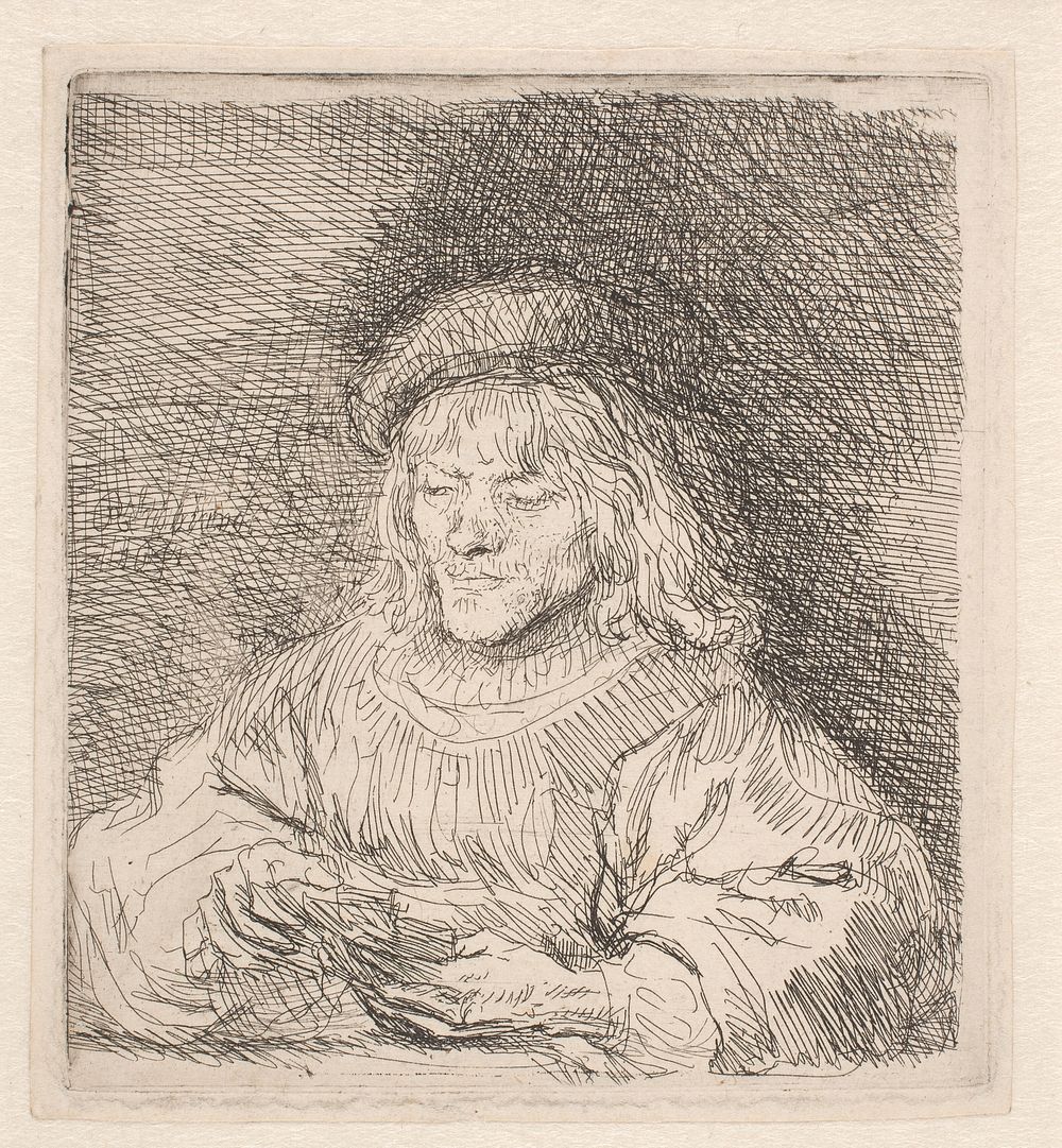 The card player by Rembrandt van Rijn