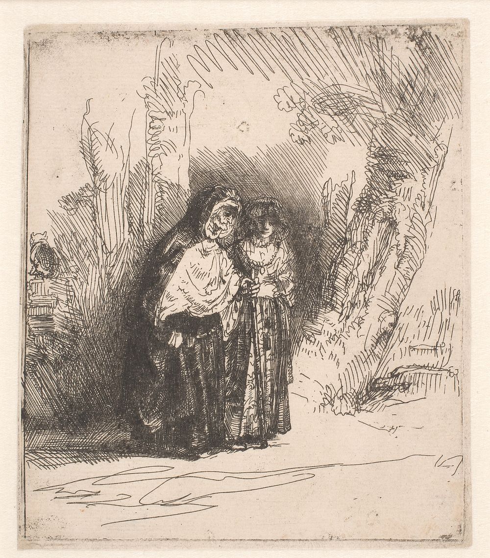 The Spanish Gypsy ("Preciosa") by Rembrandt van Rijn