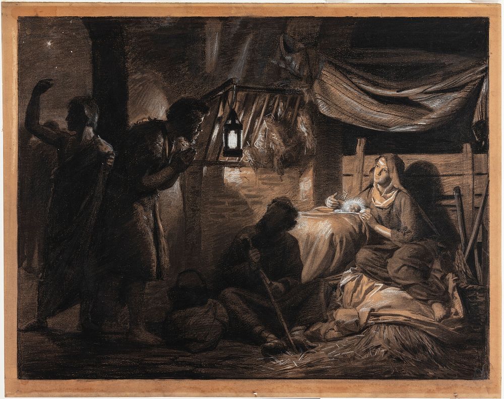 Adoration Of The Shepherds | Free Photo - Rawpixel