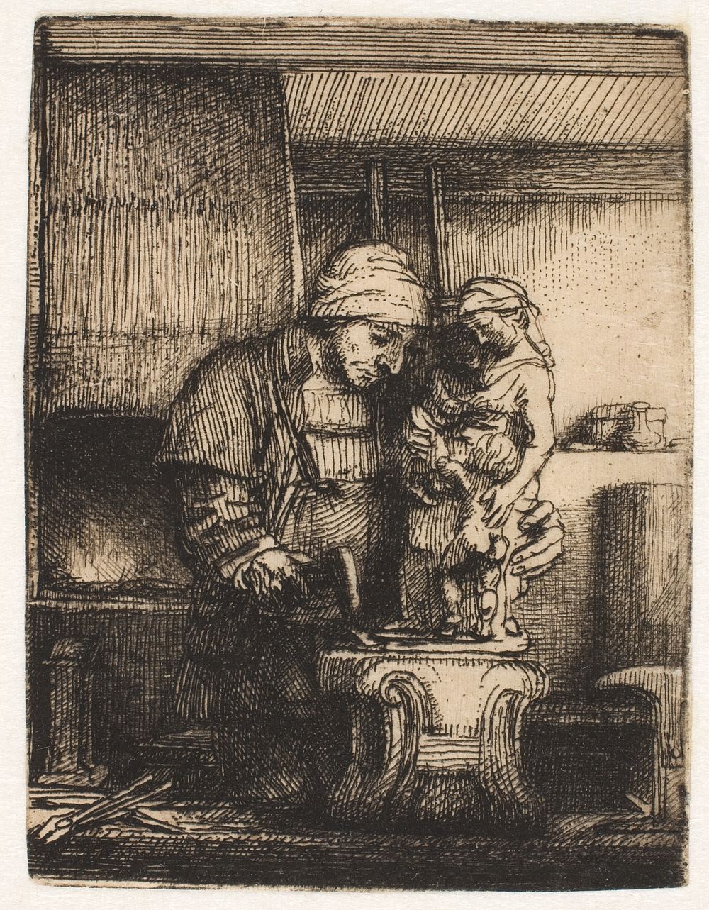 The goldsmith by Rembrandt van Rijn