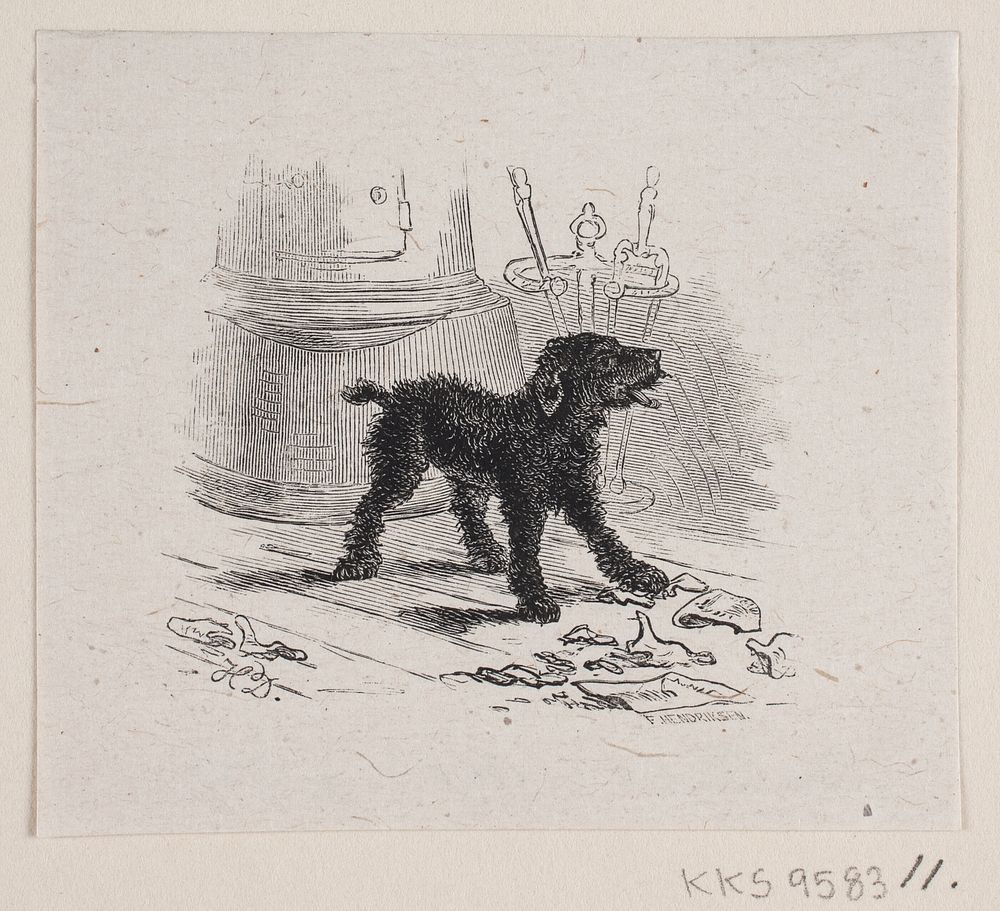 A puppy dog by Frederik Hendriksen