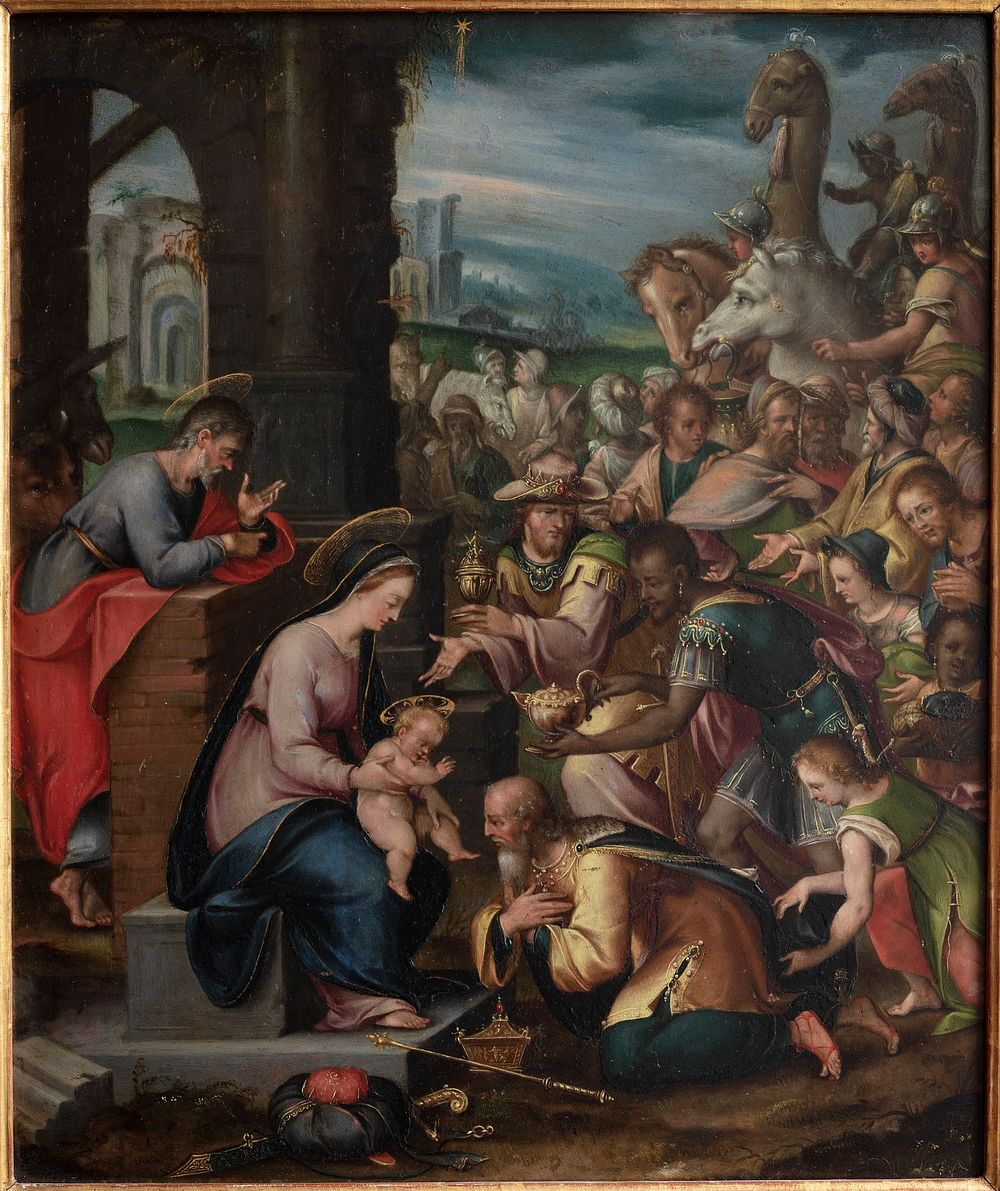 The worship of kings by Frans Francken D &AElig;