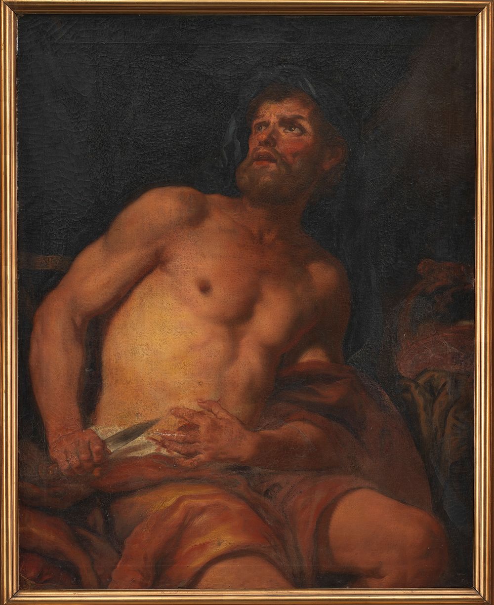 Cato the Younger's Death by Johann Carl Loth