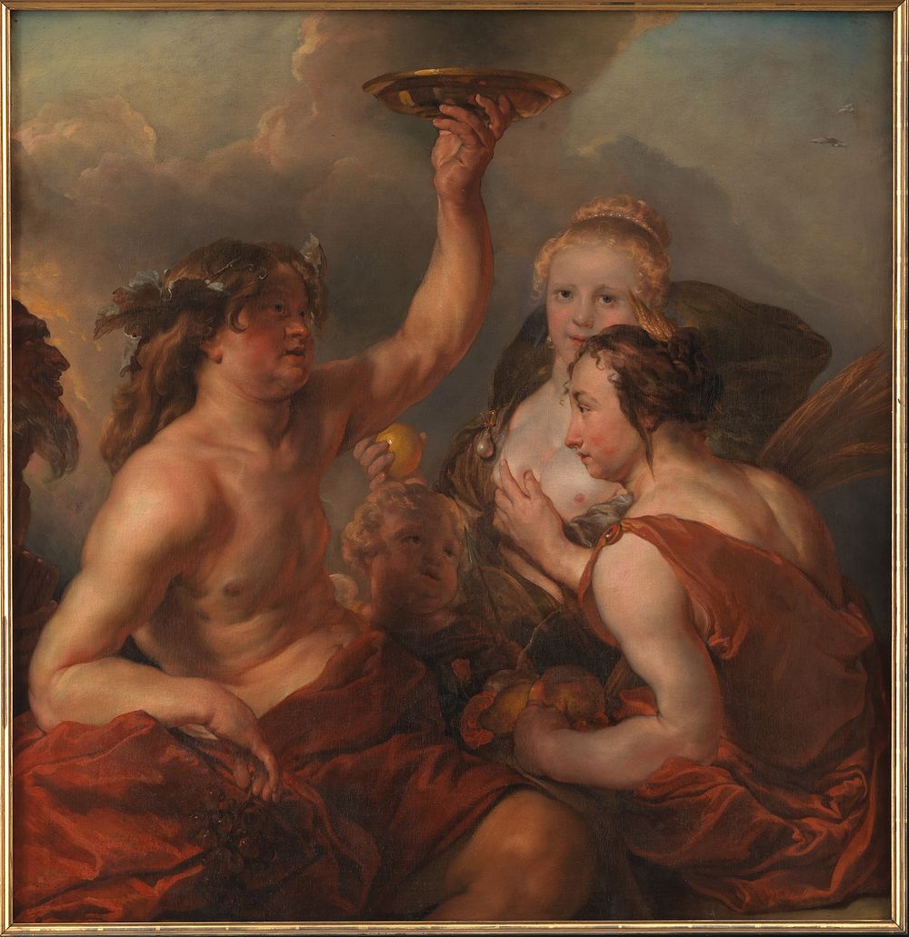 Bacchus, Ceres and Venus by Cornelis Schut