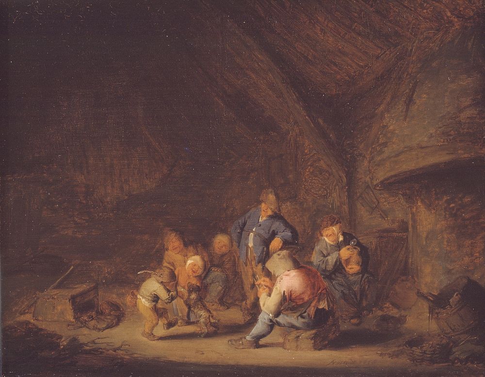 Farmhouse by Adriaen Van Ostade